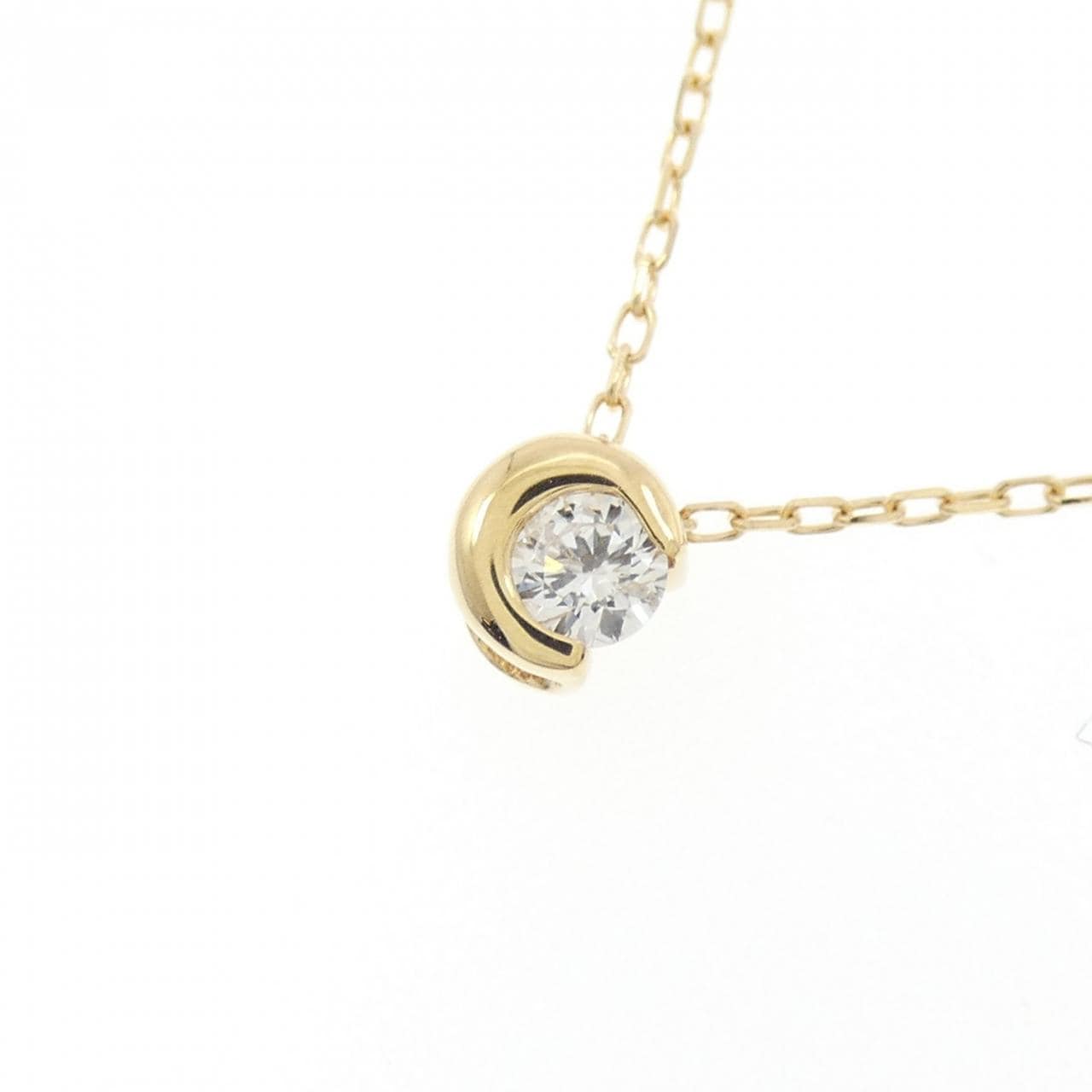 K18YG ダイヤモンド ネックレス 0.10CT
