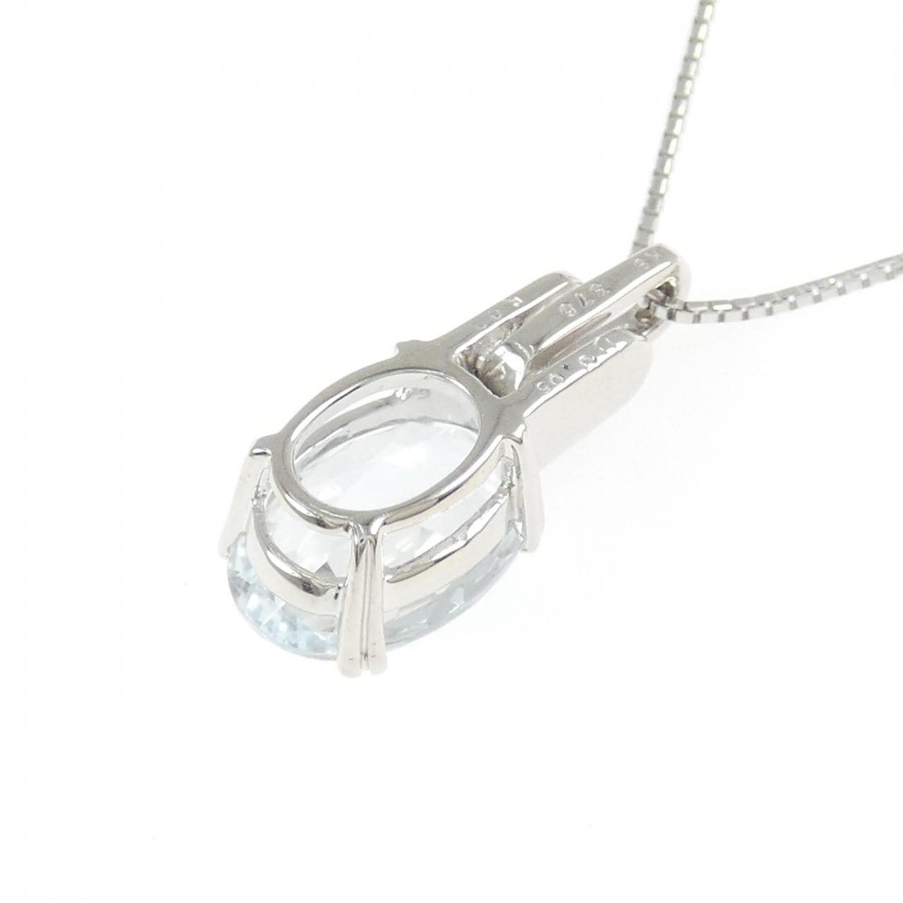 K9WG/375WG海藍寶項鍊 5.00克拉