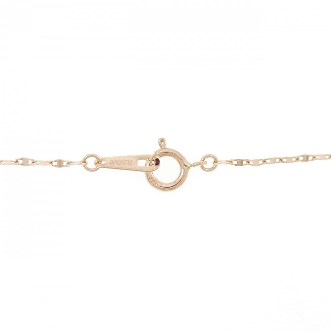 K10PG ハート ダイヤモンド ネックレス 0.01CT