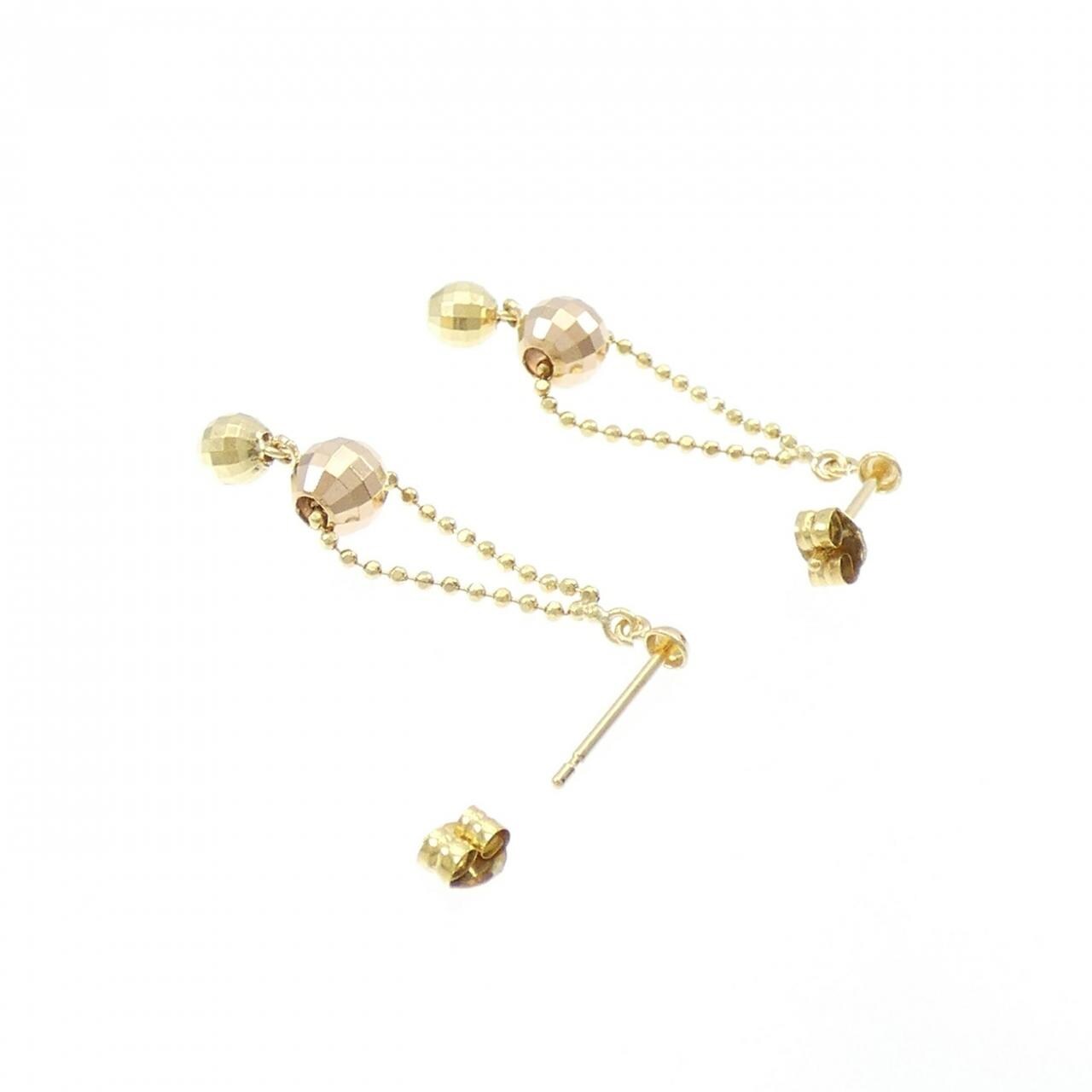 K18YG/K18PG ピアス