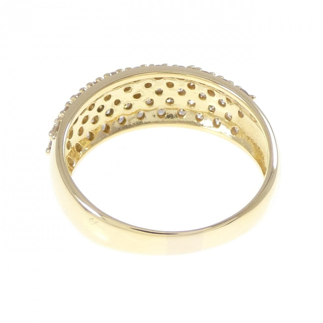 K18YG ダイヤモンド リング 0.69CT