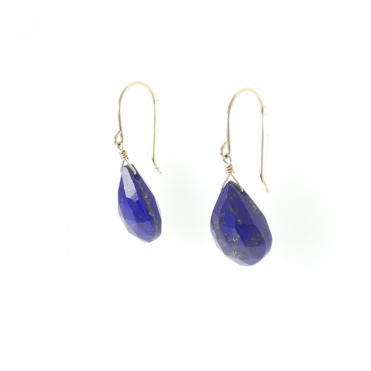 K18YG ラピスラズリ ピアス