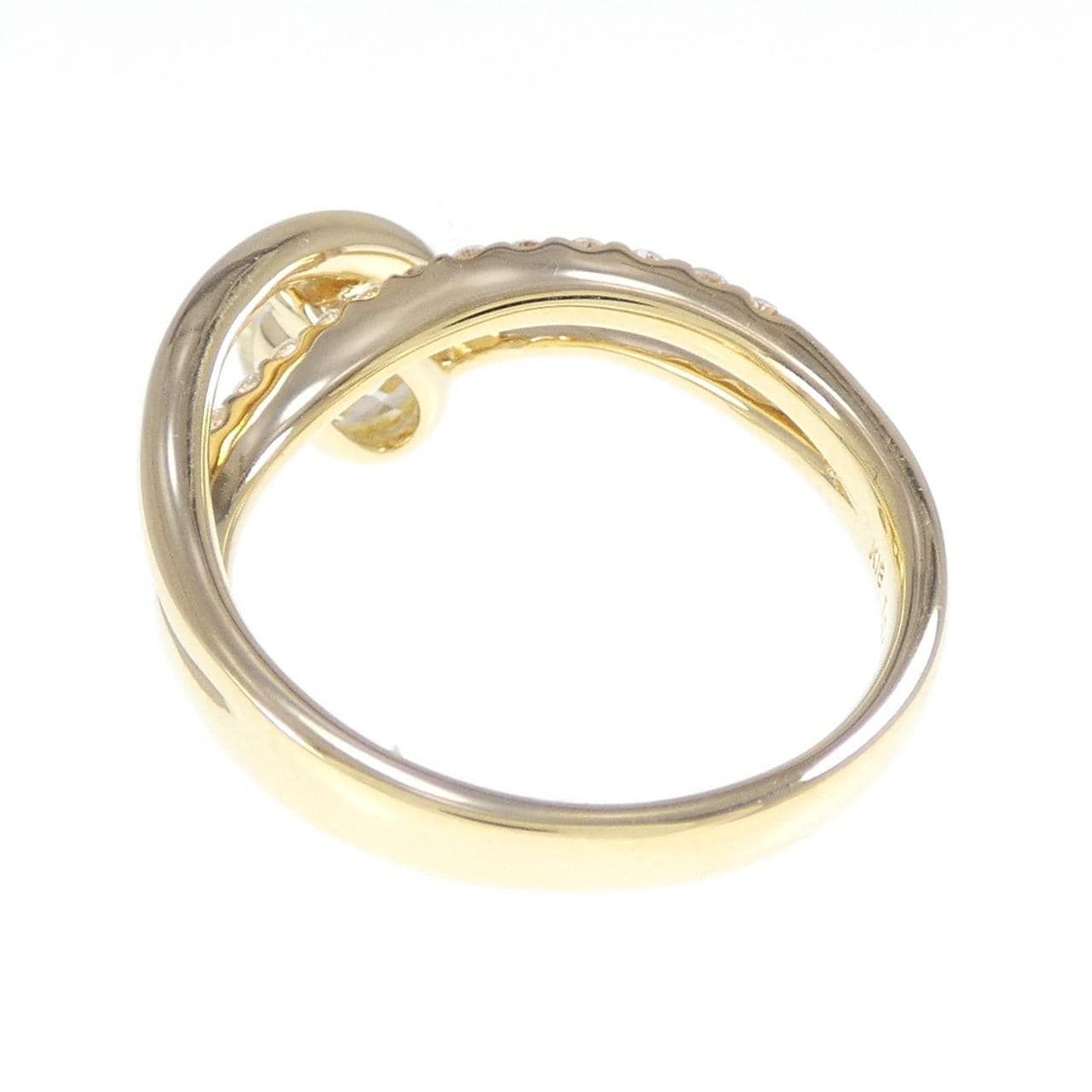 [Remake] K18YG Diamond Ring 1.014CT VLY SI2 Oval Cut