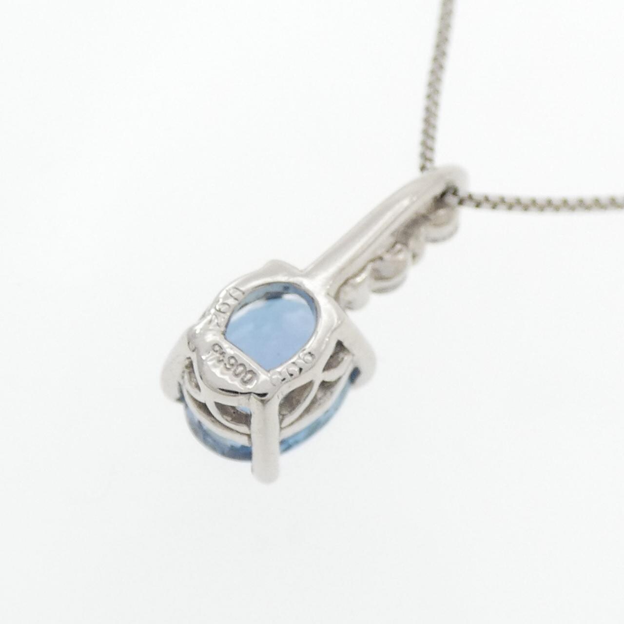 PT900/PT850 アクアマリン ネックレス 0.92CT