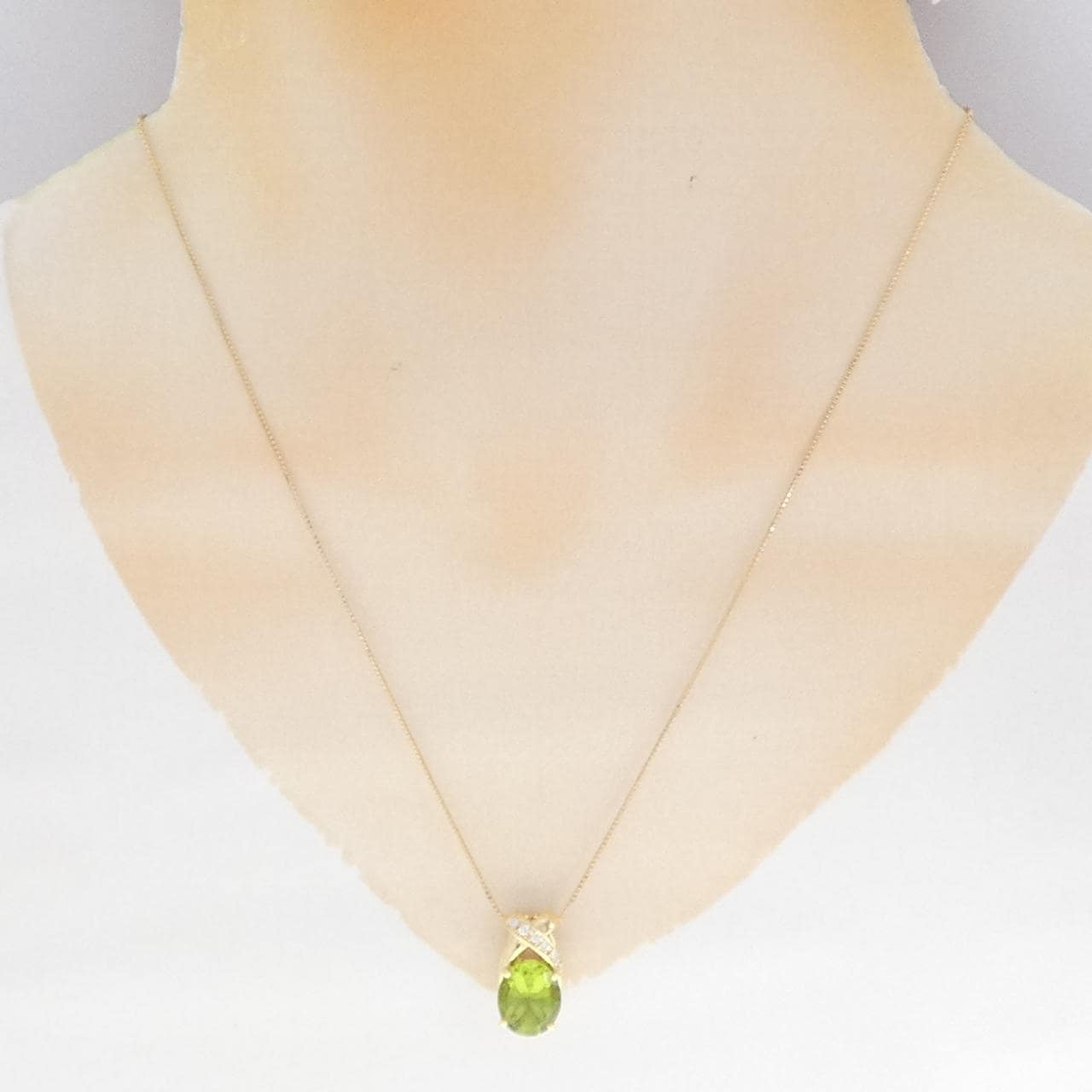 タサキ ペリドット ネックレス 3.58CT