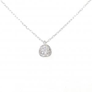 K18WG ダイヤモンド ネックレス 0.26CT
