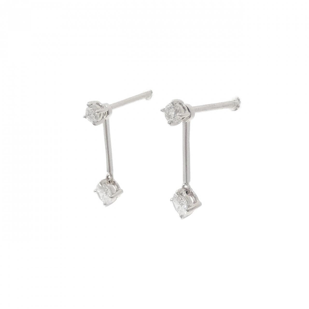 PT900 2WAY ダイヤモンド ピアス 0.30CT