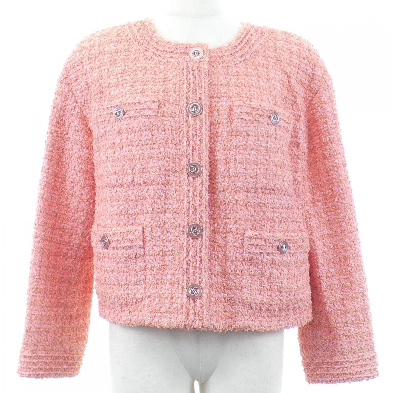 シャネル CHANEL P63284V48654 20P ノーカラージャケット