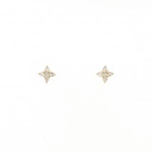 K18YG ダイヤモンド ピアス 0.10CT