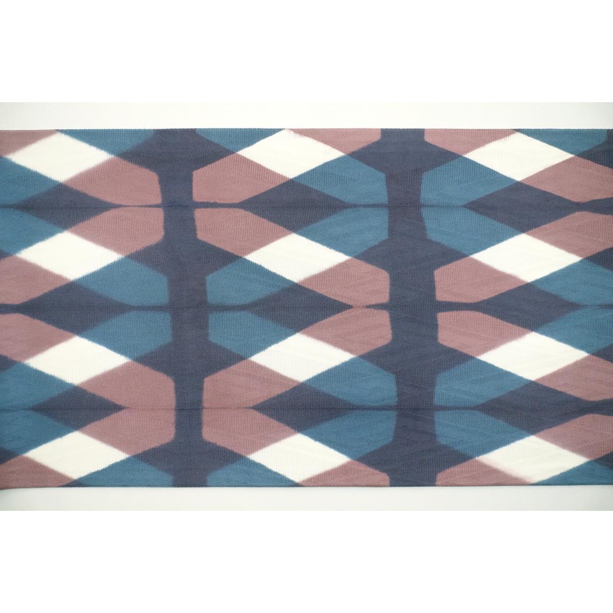 Fukuro obi dyed obi Zento pattern