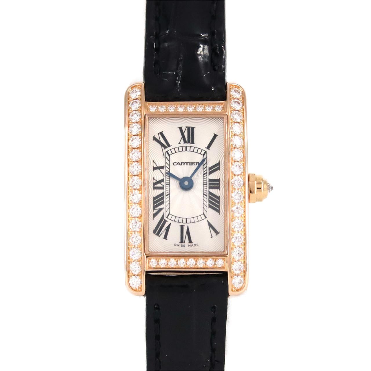 Cartier Mini Tank American PG/D WB710014 PG/RG Quartz