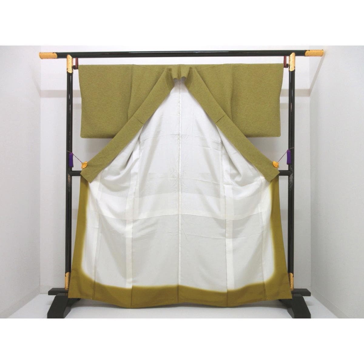 【未使用品】小紋　江戸小紋　細合俊男　身幅Ｌ寸