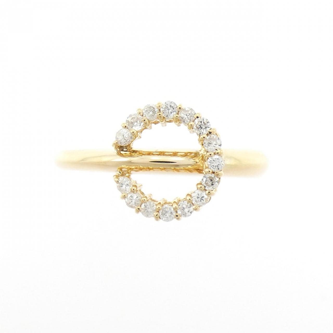 K18YG ダイヤモンド リング 0.15CT