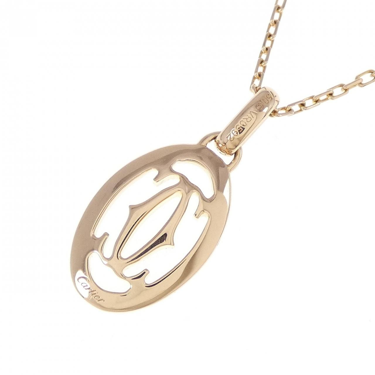 Cartier logo necklace