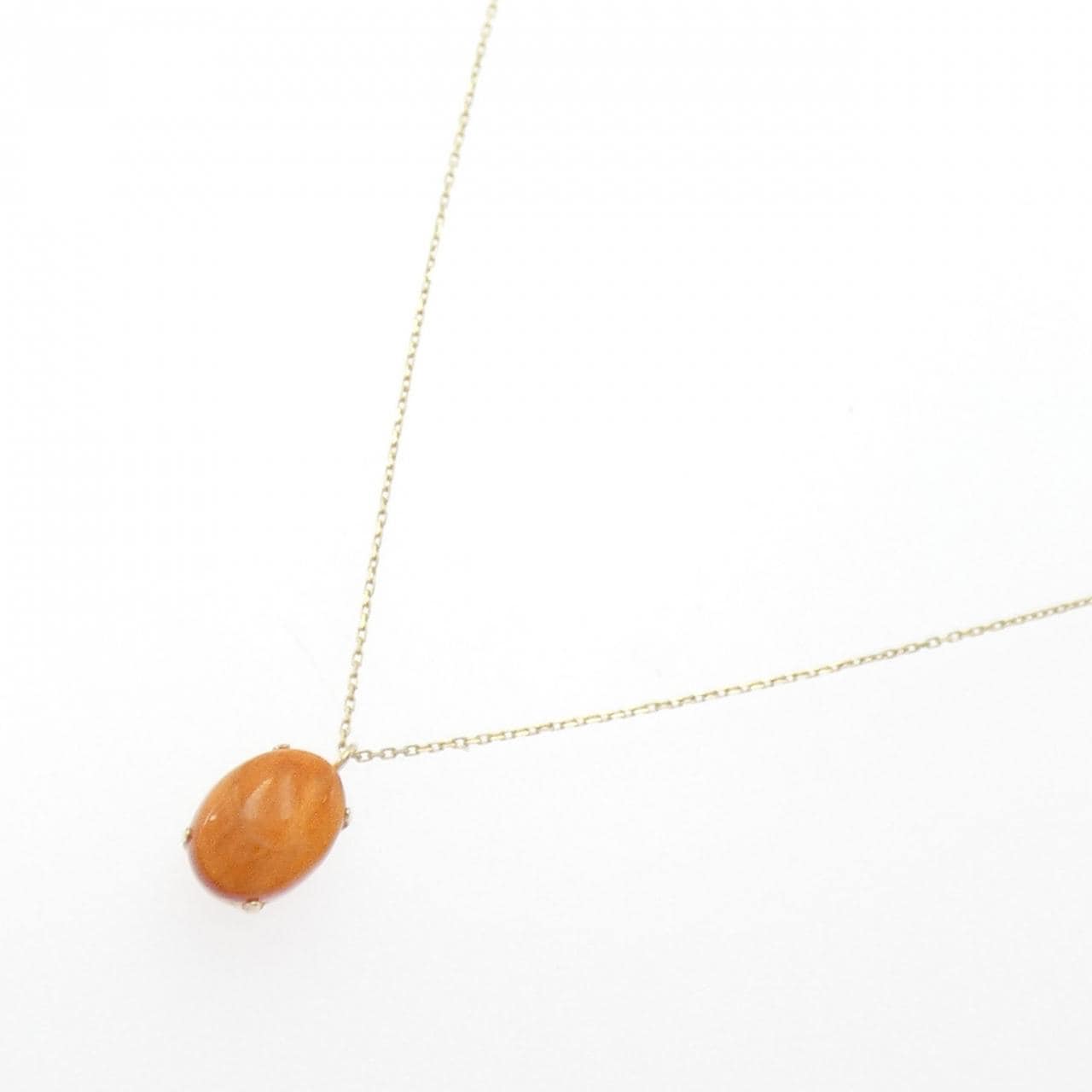 【新品】K10YG マザーオブパール ネックレス