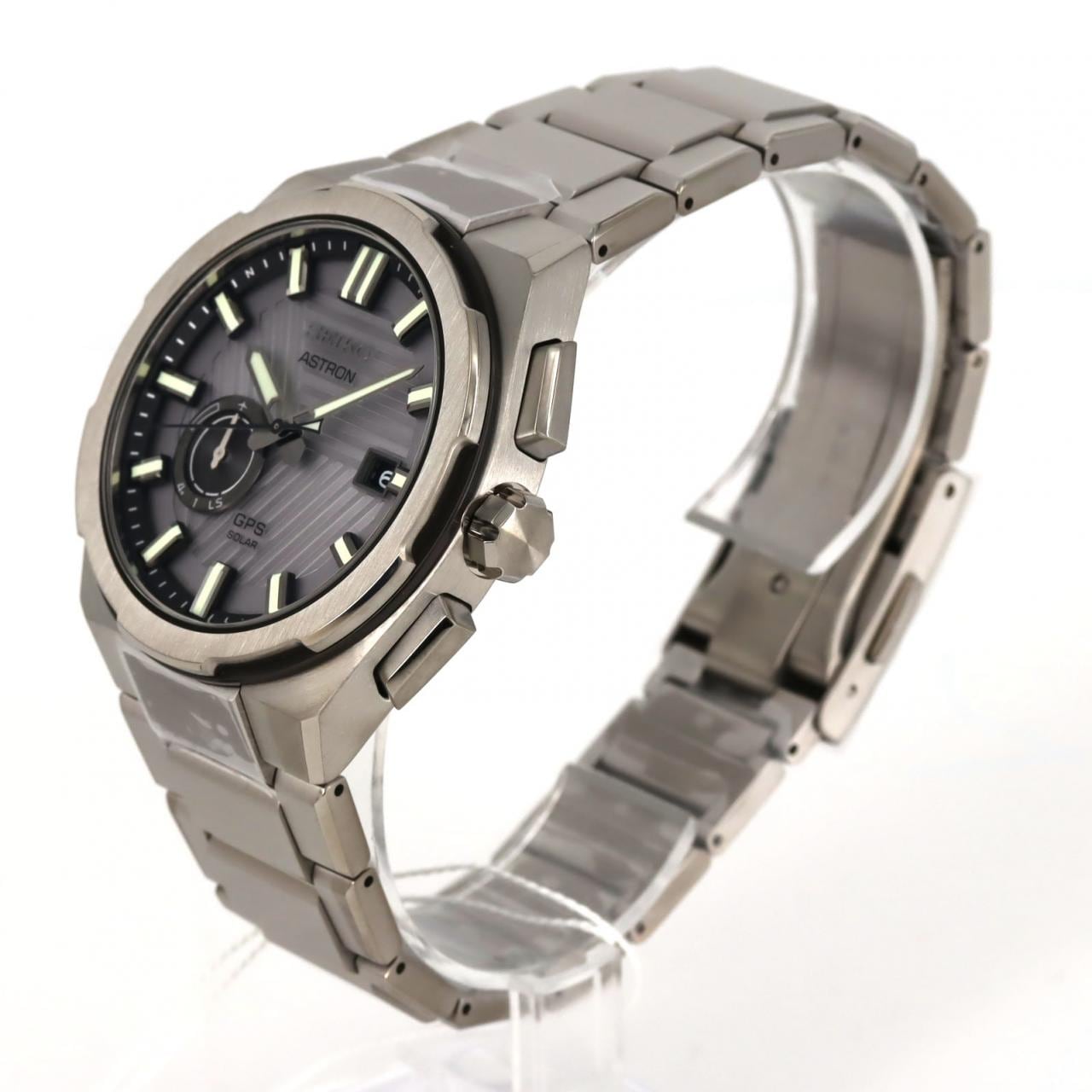 【新品】セイコー アストロン GPS 電波時計 LTD 3X62-0AH0/SBXD037 TI ソーラークォーツ