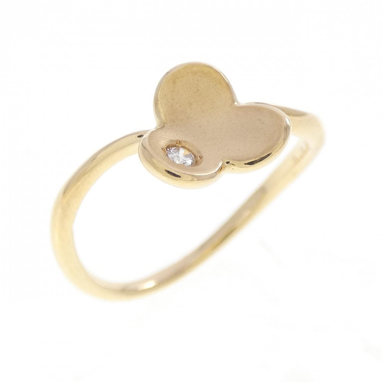 K18YG ダイヤモンド リング 0.02CT