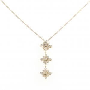 K18YG ダイヤモンド ネックレス 0.50CT