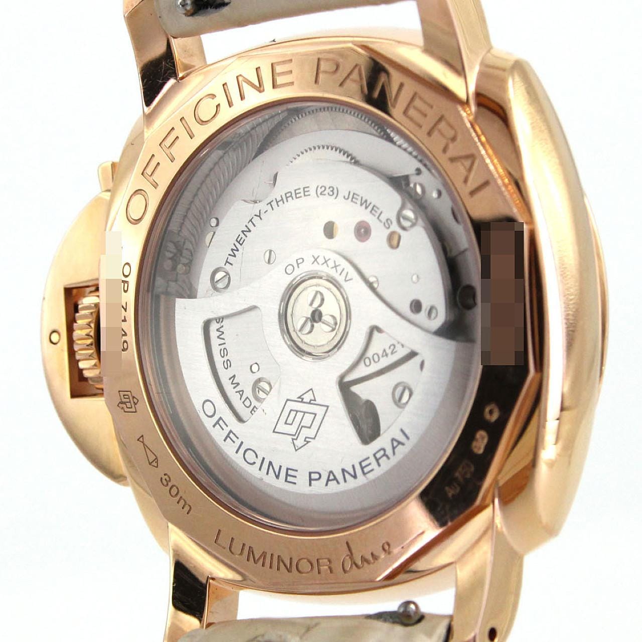 【ノーメンテナンス還元価格】パネライ ルミノールドゥエオロロッソ PAM00756 PG･RG 自動巻