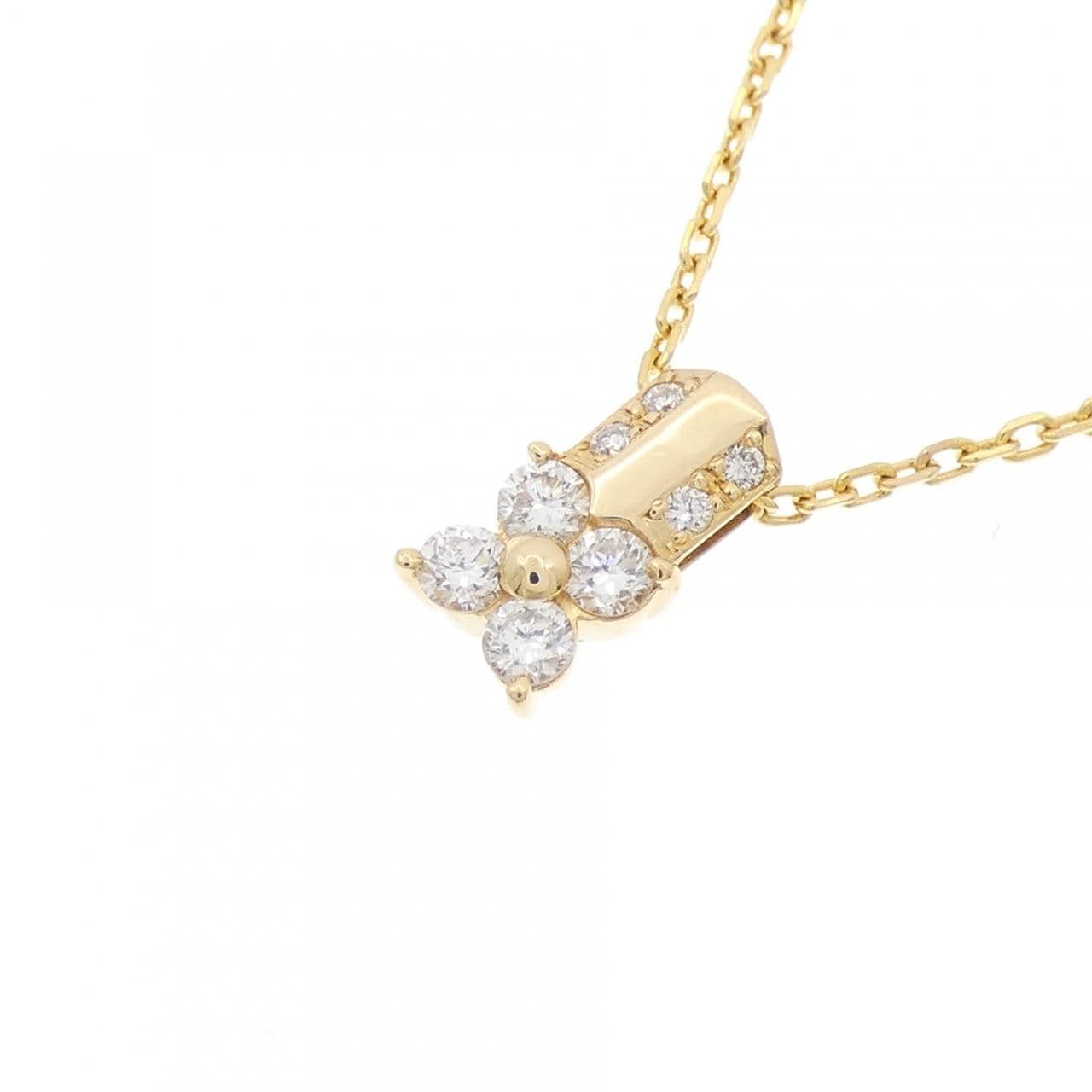 K18YG ダイヤモンド ネックレス 0.20CT