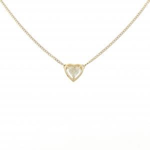 K18YG ハート ダイヤモンド ネックレス 0.33CT