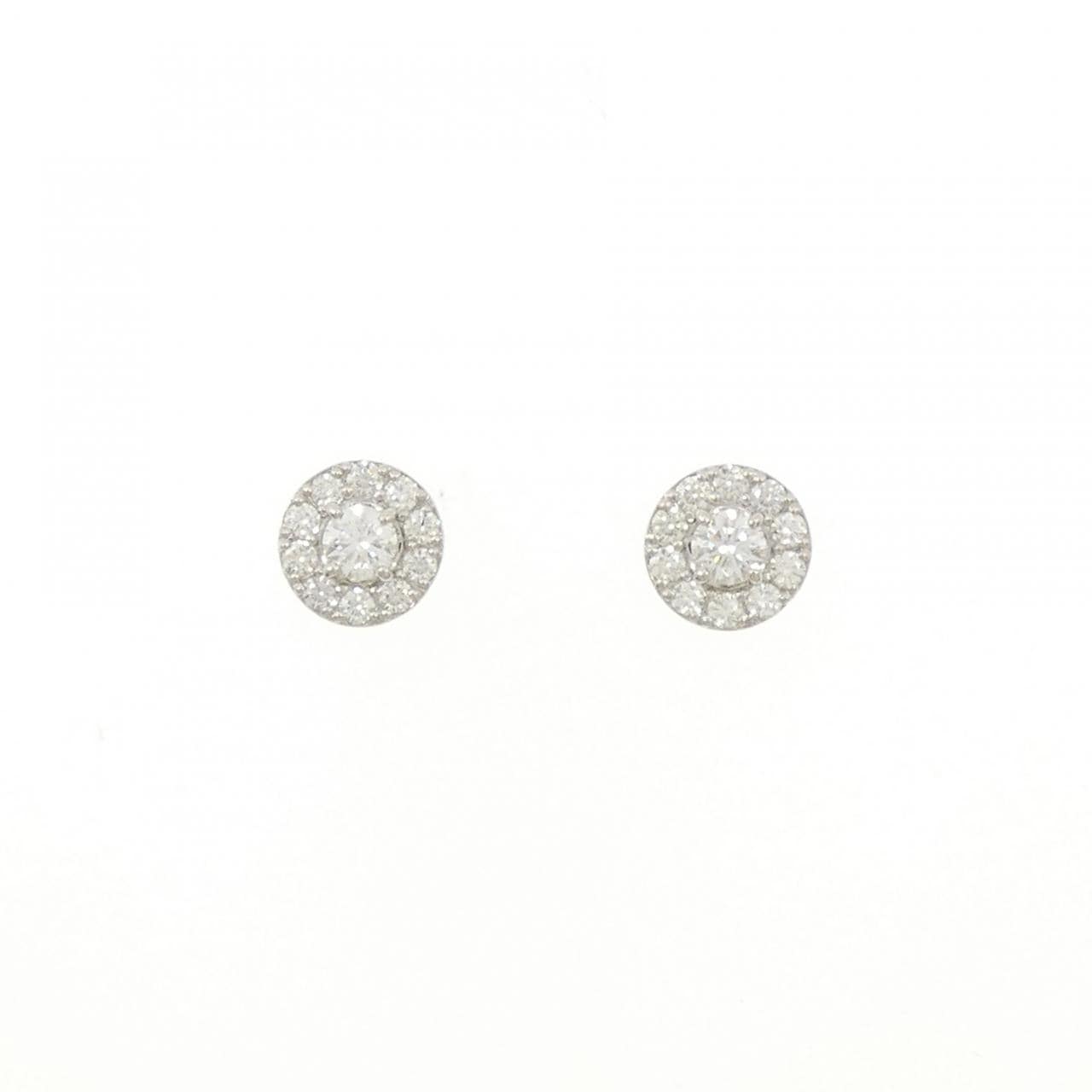 PT950/PT900 ダイヤモンド ピアス 0.40CT