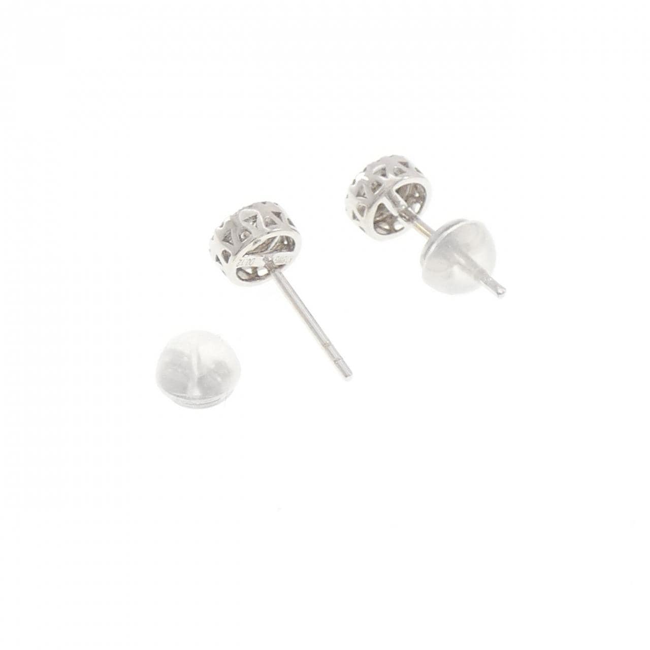 K18WG ダイヤモンド ピアス 0.24CT