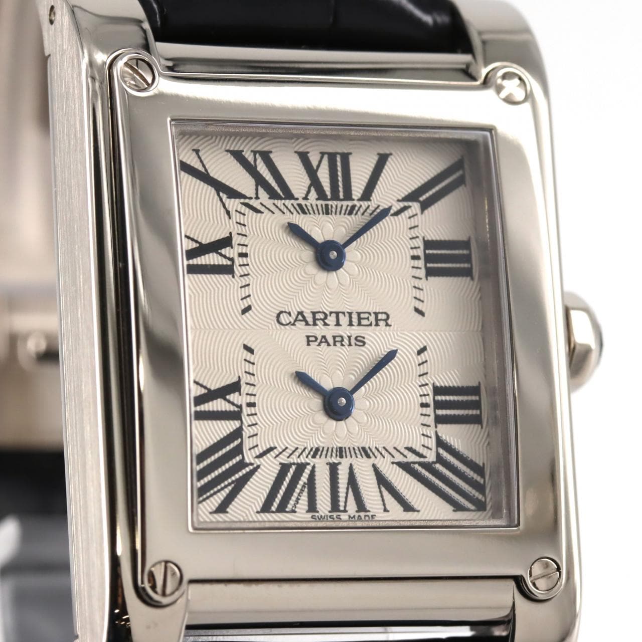 Cartier Tank Abyss 2 Time Zone WG W1534351 WG Manual Winding