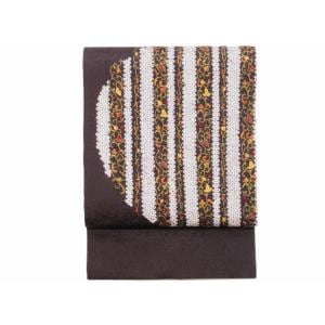 【未使用品】名古屋帯　染帯　刺繍入り絞り加工