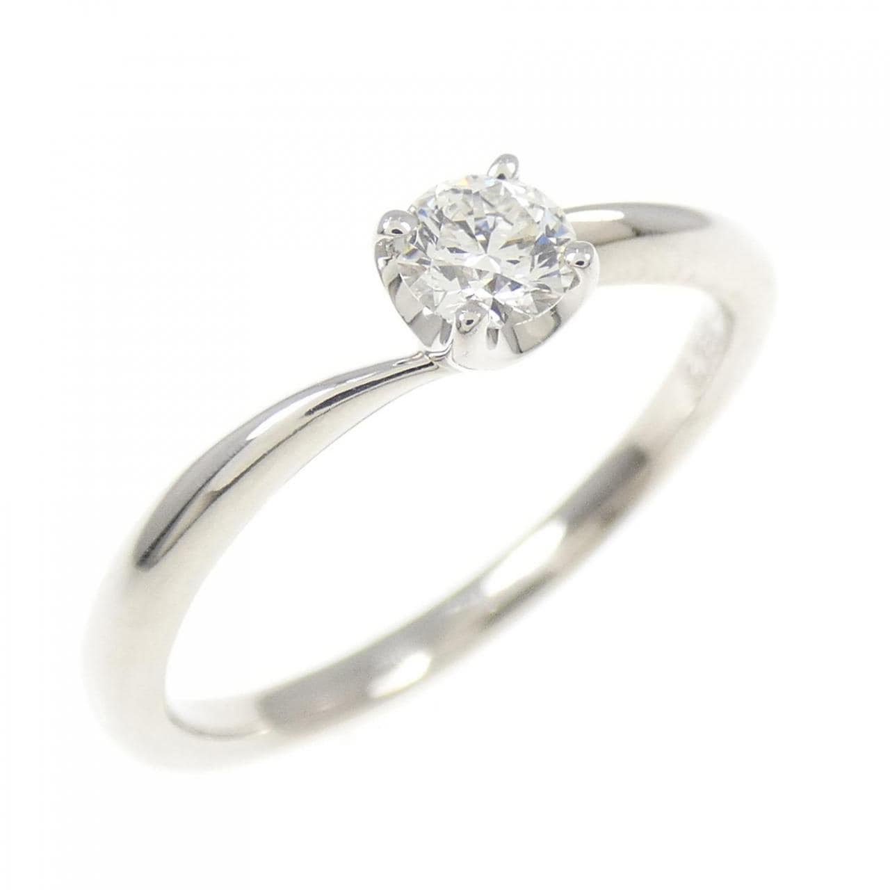 PT950 ダイヤモンド リング 0.188CT