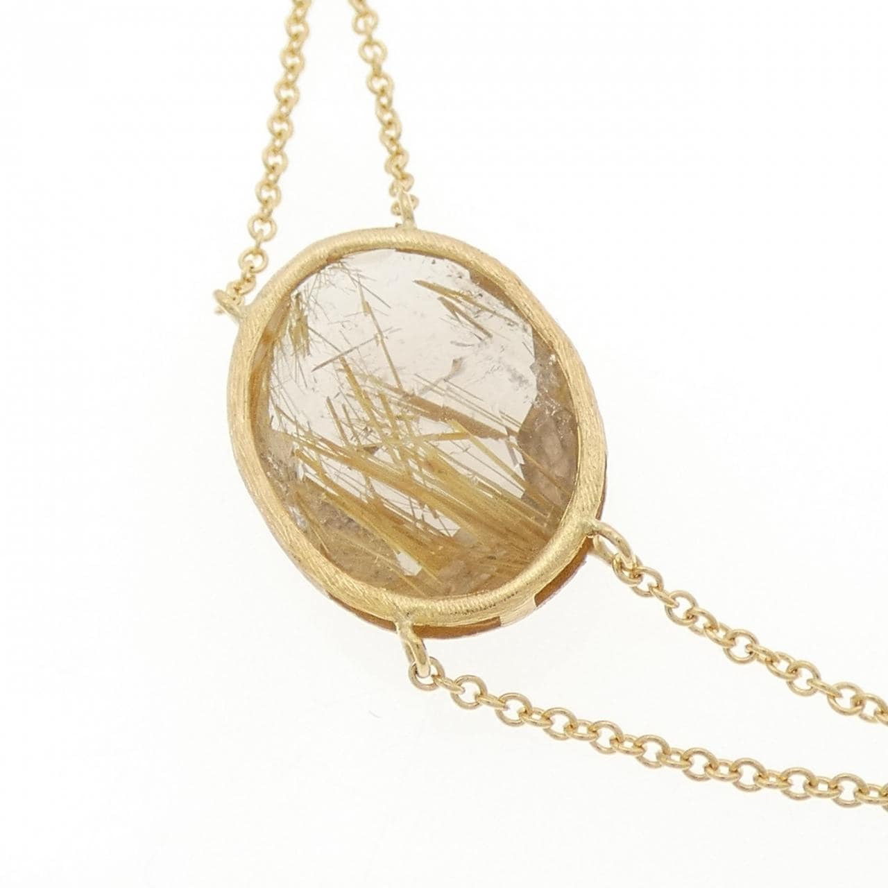 ナニス  ルチルクオーツ ネックレス