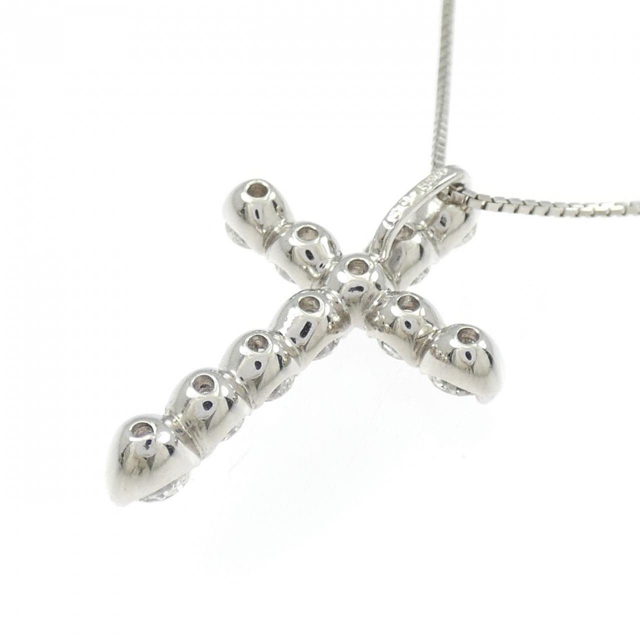PT900/PT850 クロス ダイヤモンド ネックレス 1.50CT
