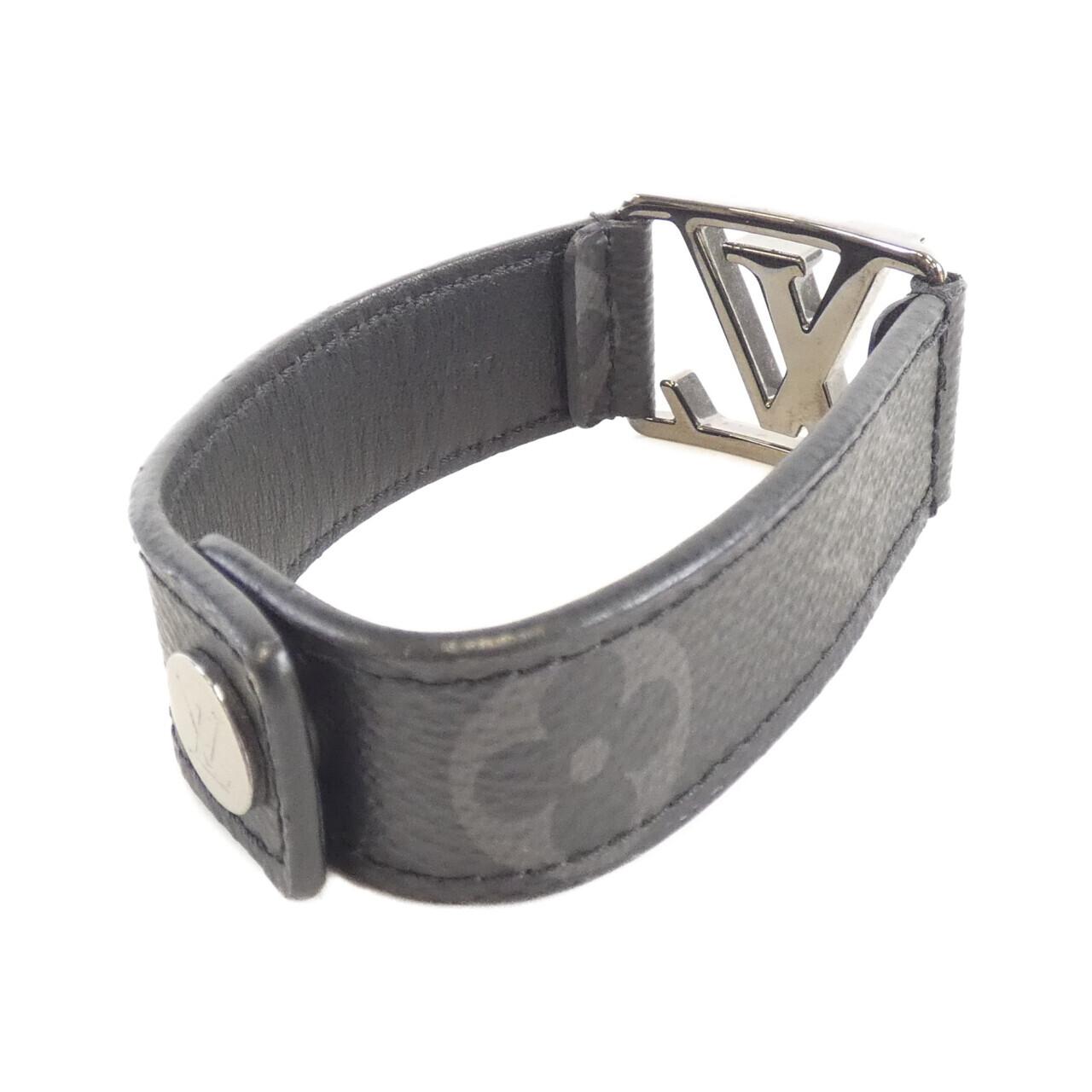 ルイヴィトン モノグラム エクリプス ブラスレ ホッケンハイム 21cm M6295D ブレスレット