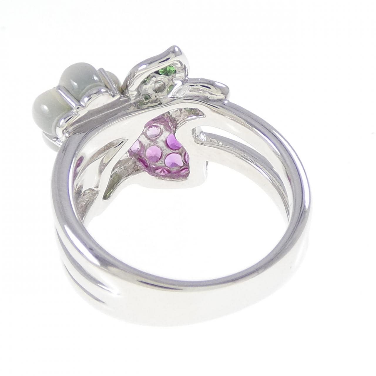 タサキ フラワー カラーストーン リング