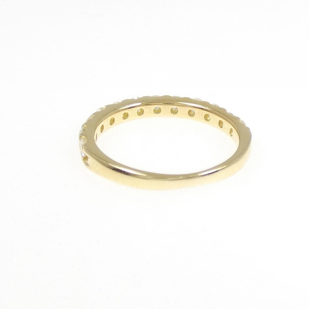 K18YG ハーフエタニティ ダイヤモンド リング 0.50CT