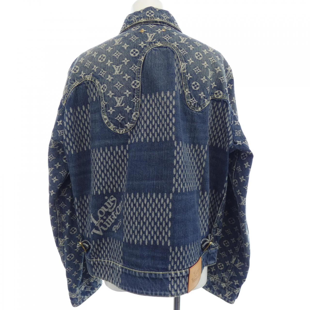 ルイヴィトン LOUIS VUITTON ジャイアントダミエウェーブモノグラム　NIGO HJA10WUZC デニムジャケット