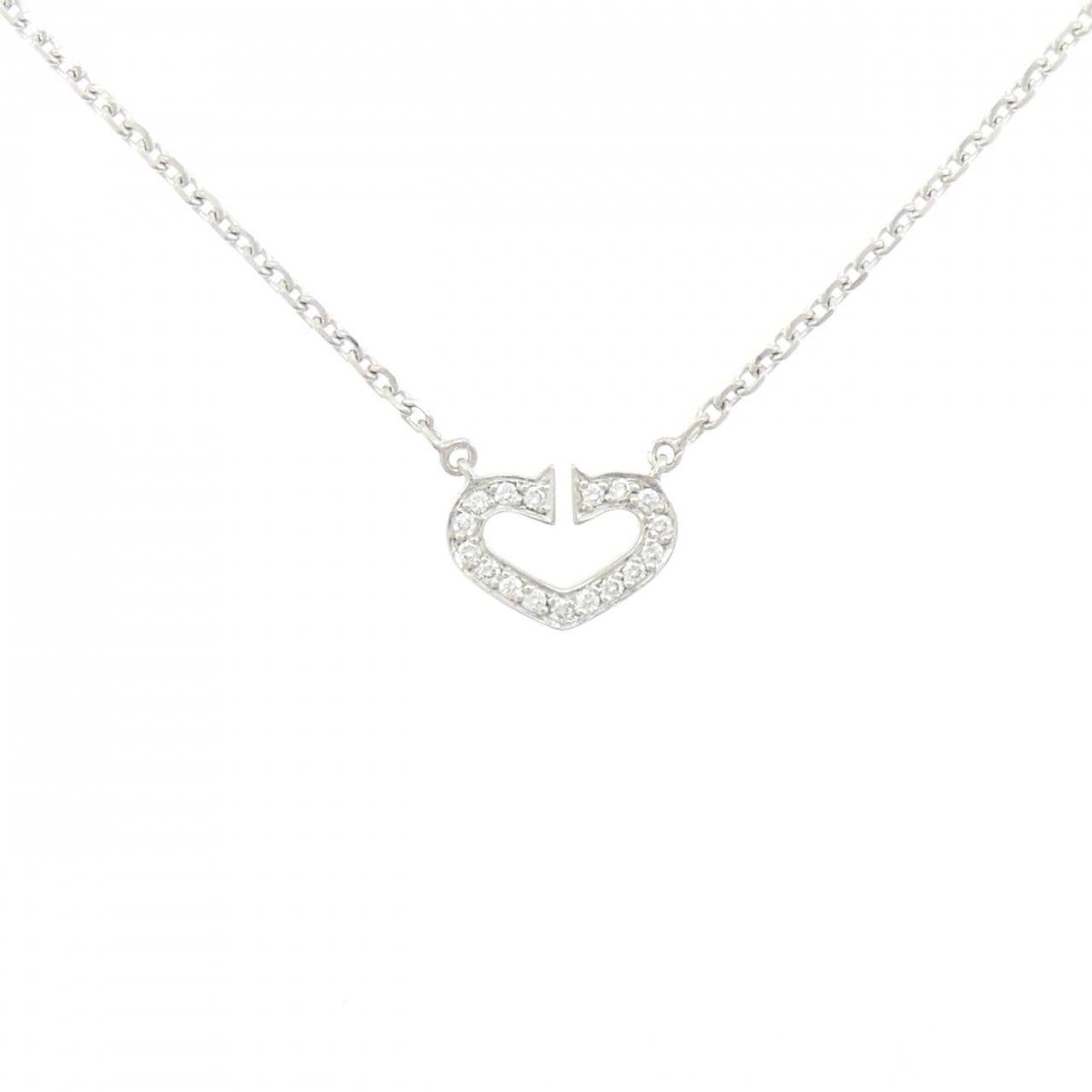 カルティエ Cハート ネックレス