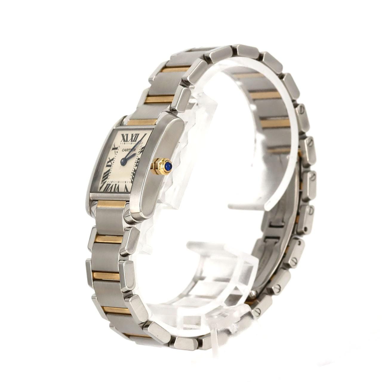 カルティエ タンクフランセーズSM コンビ W51007Q4 SSxYG クォーツ