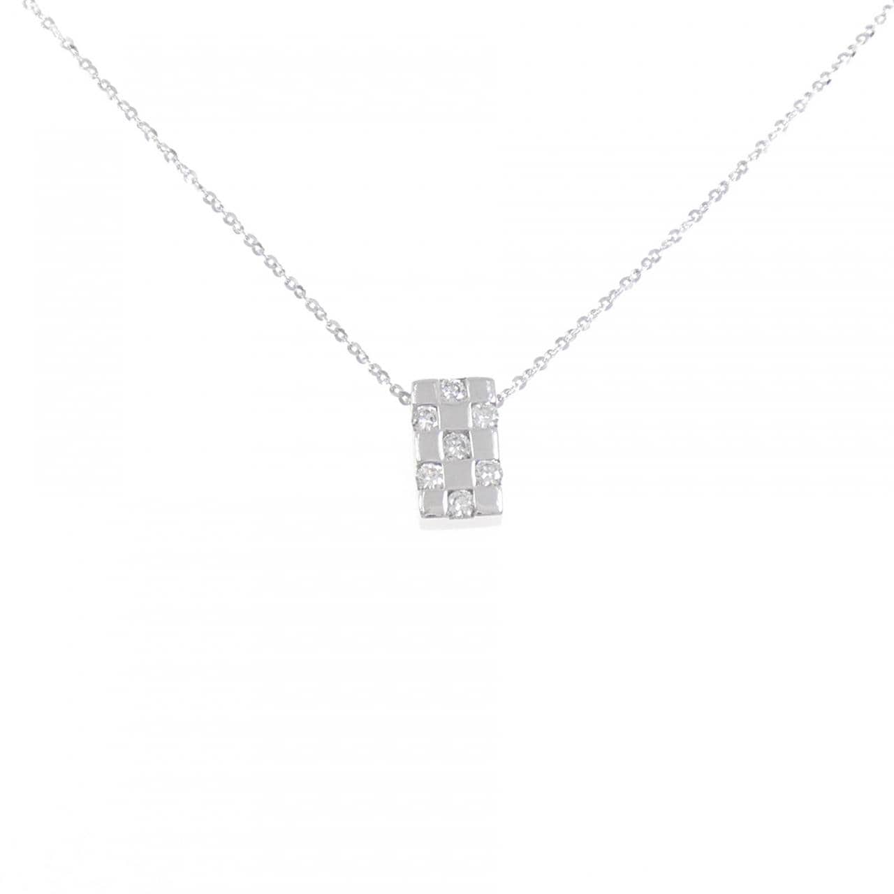 K18WG ダイヤモンド ネックレス 0.23CT