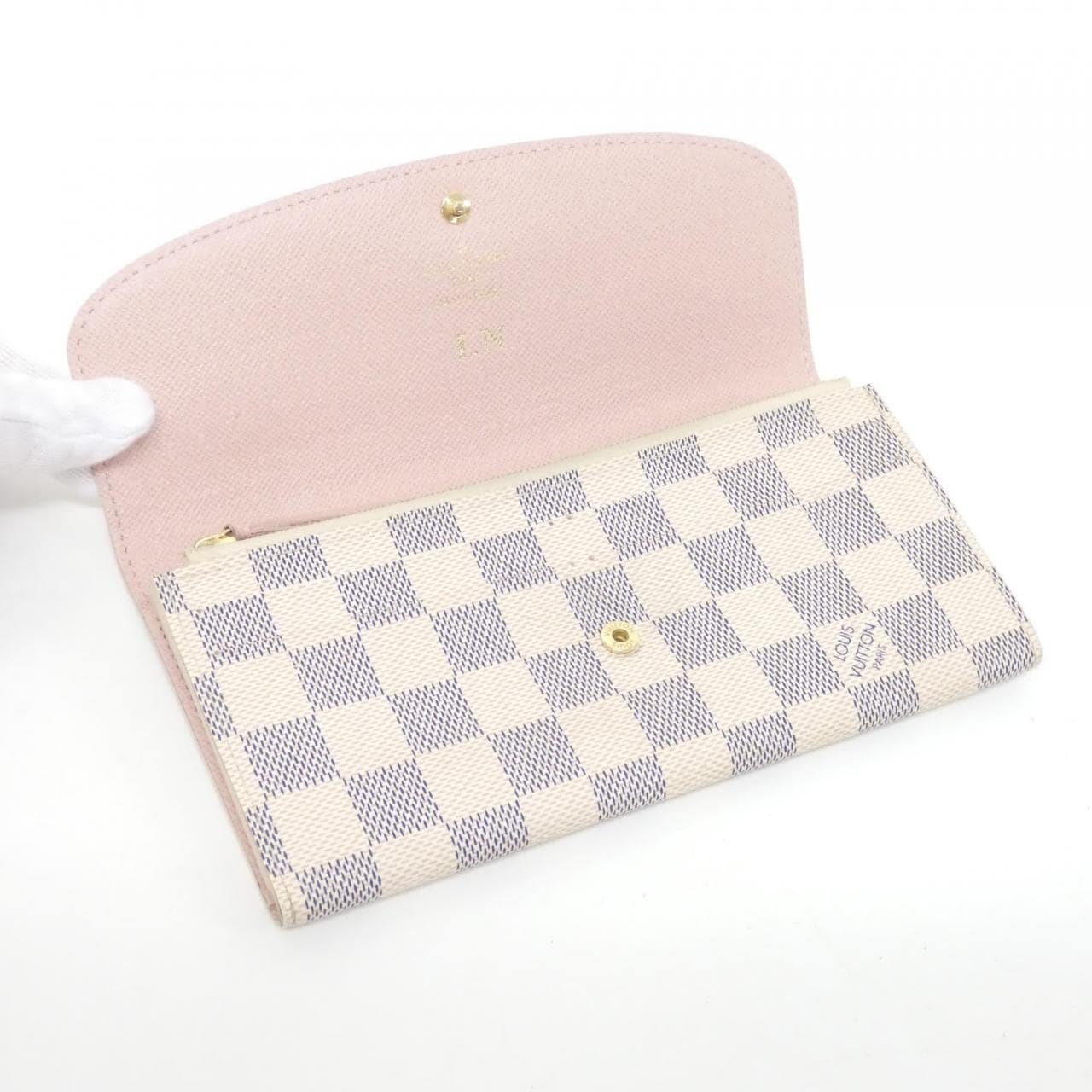 ルイヴィトン ダミエ アズール ポルトフォイユ エミリー N41625 財布