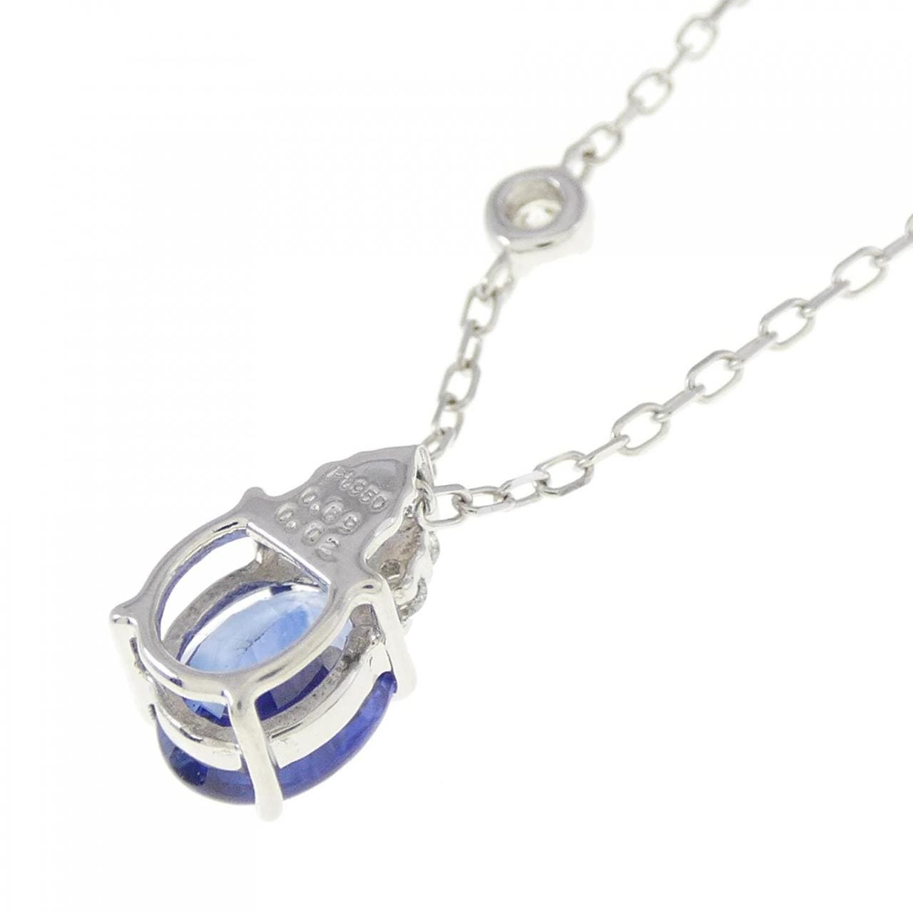 PT Sapphire Necklace 0.69CT