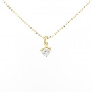 K18YG/750YG ダイヤモンド ネックレス 0.20CT