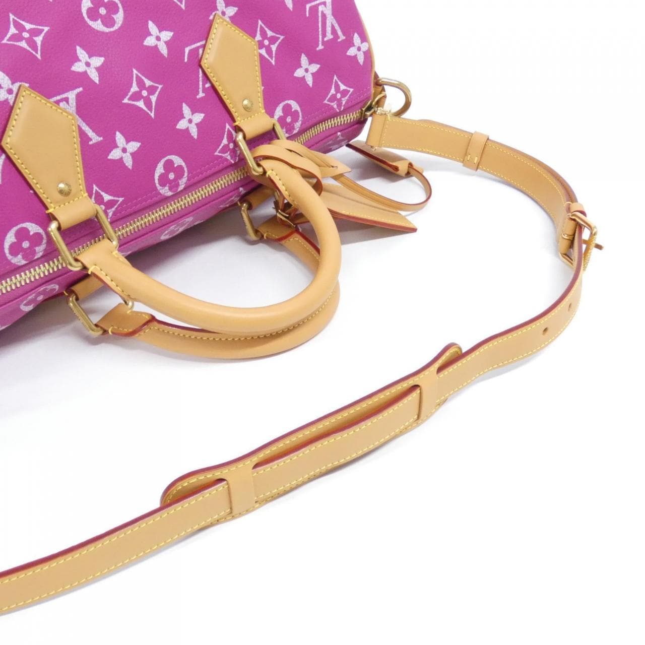 ルイヴィトン モノグラム レザー スピーディ P9 バンドリエール 40cm M11563 ボストンバッグ