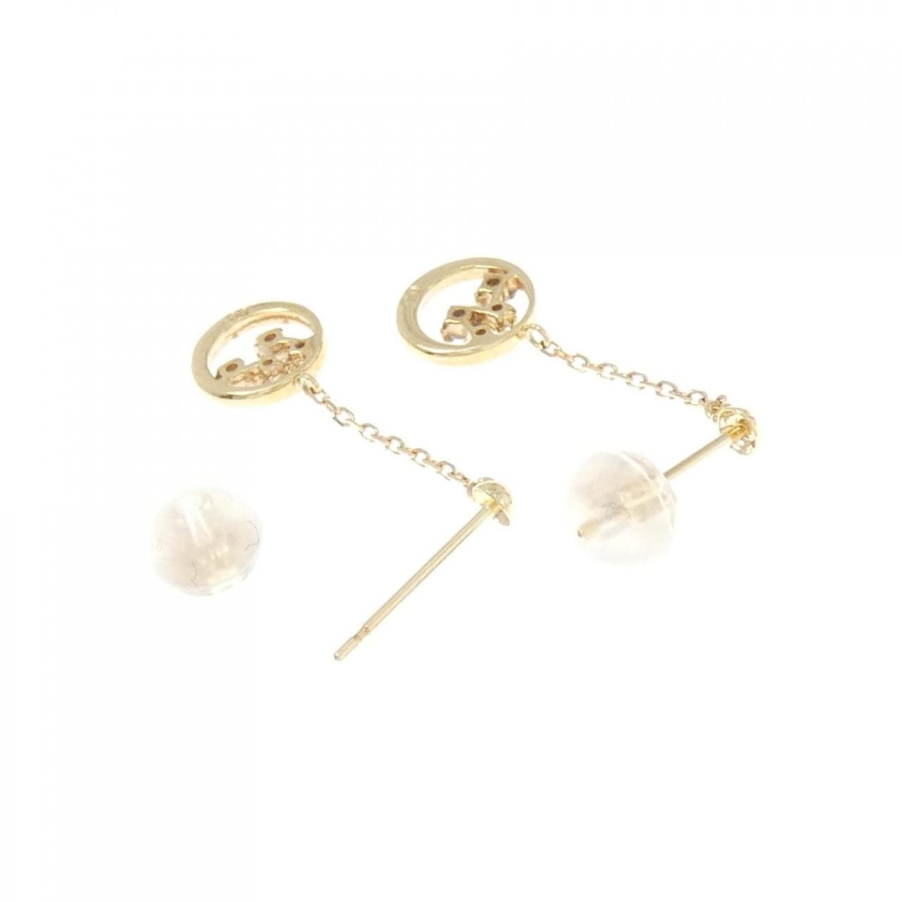 [BRAND NEW] K10YG Diamond earrings 0.06CT