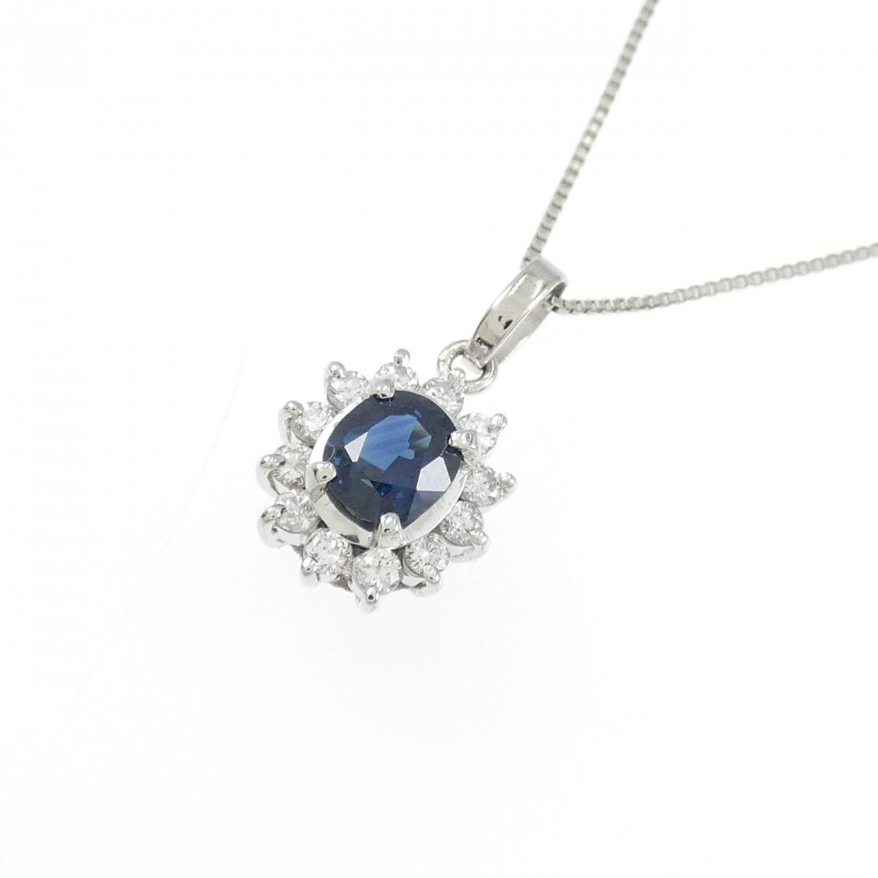 PT900/PT850 サファイヤ ネックレス 0.49CT
