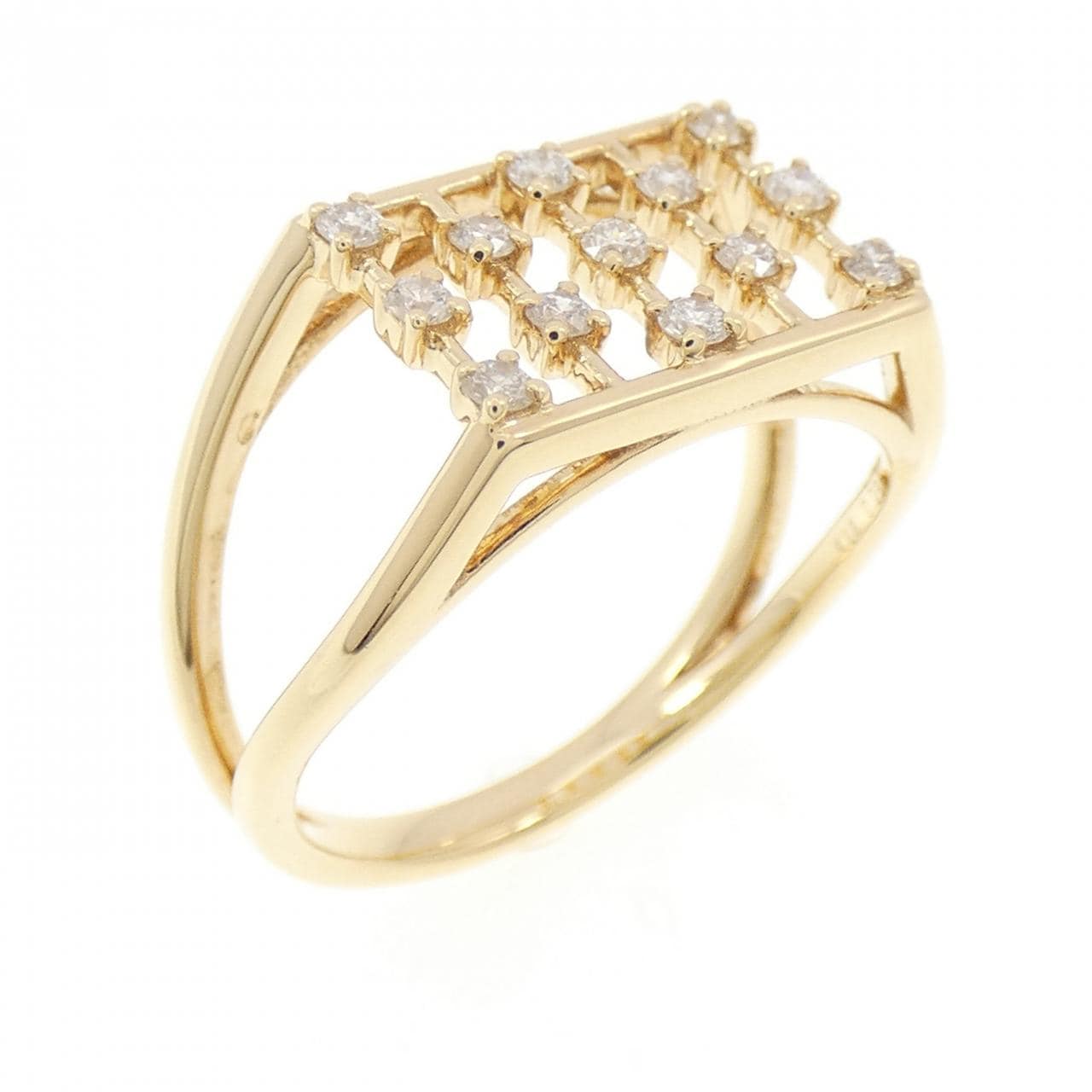 【新品】K18YG ダイヤモンド リング 0.23CT