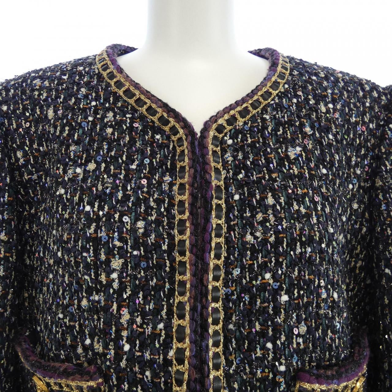 シャネル CHANEL METIERS D'ART LOOK14 P71092V62285 ノーカラージャケット