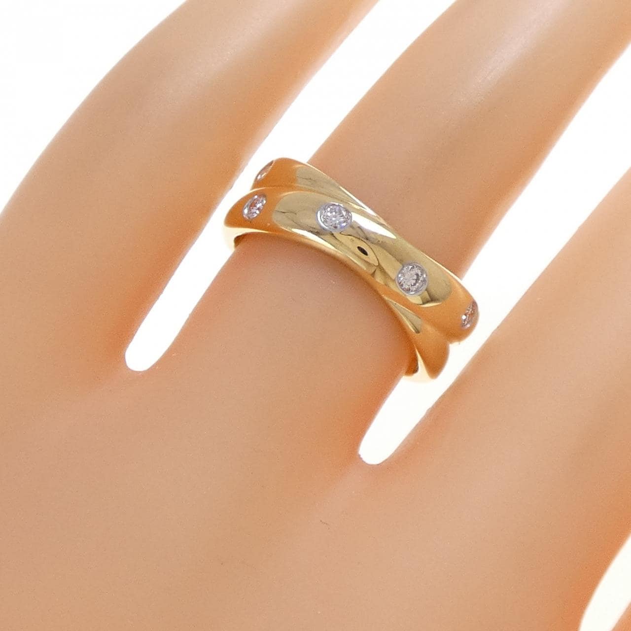 ティファニー ドッツ ツイスト リング