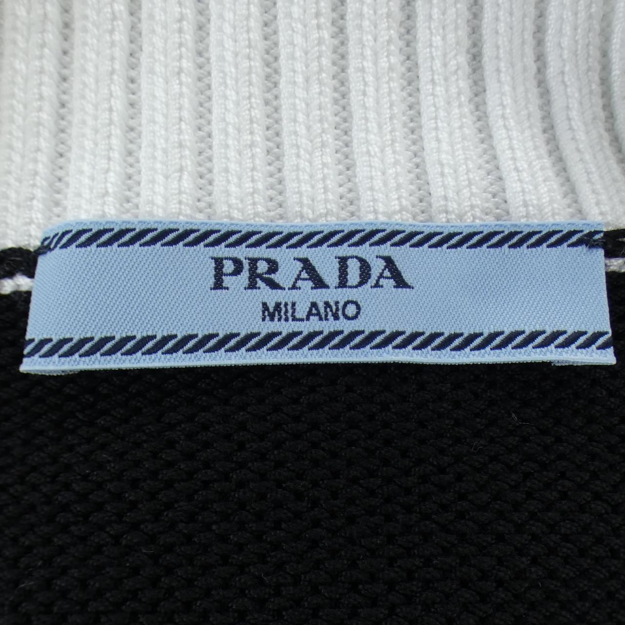 プラダ PRADA クロップド セミラグランショルダー P25I04 S211 1ZO5 カーディガン