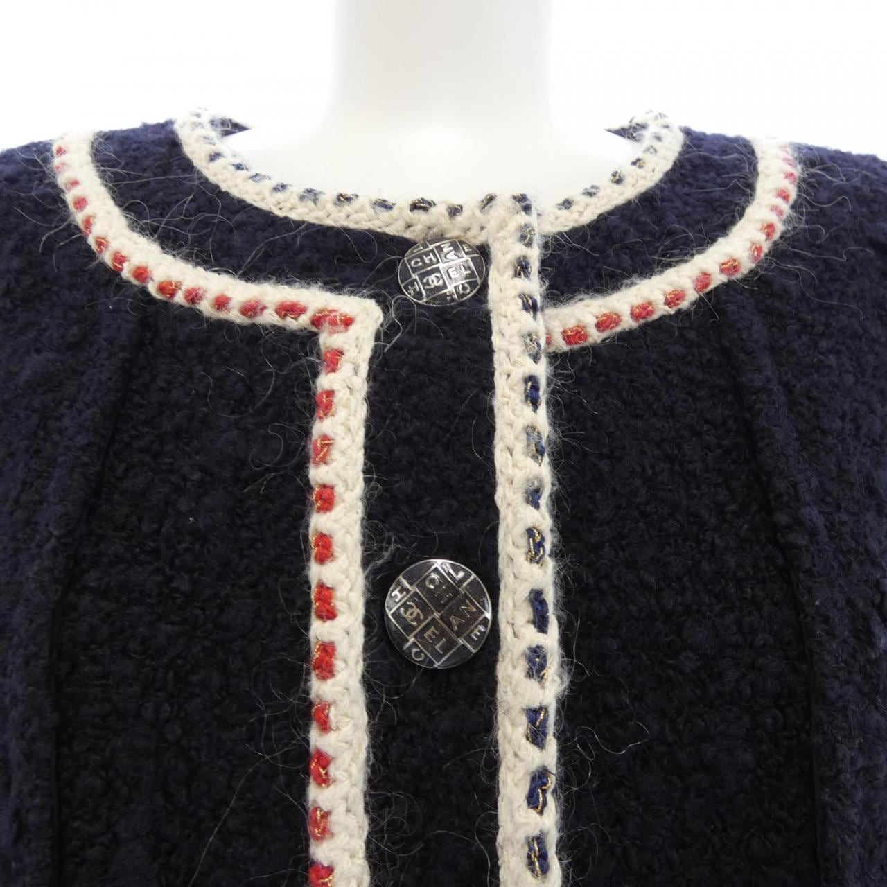 シャネル CHANEL P59643V37141 18B ノーカラージャケット